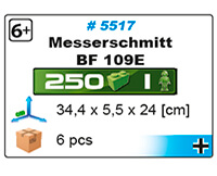 Chasseur allemand MESSERSCHMITT BF 109E